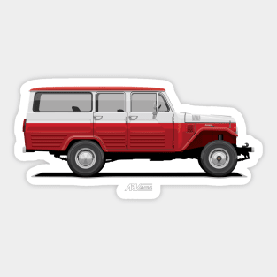 Land Cruiser Station Wagon FJ45LV - Red Sticker